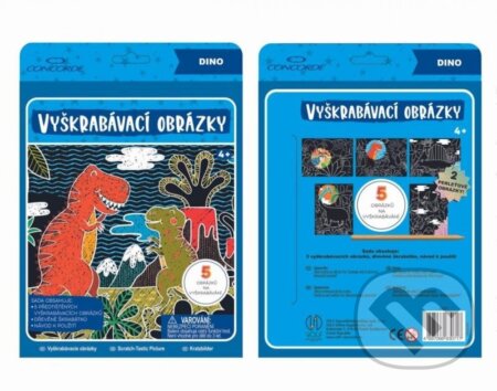 Vyškrabávací obrázky - Dino (Concorde)