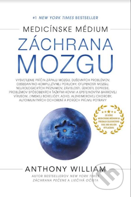 Kniha: Záchrana mozgu (Anthony William)