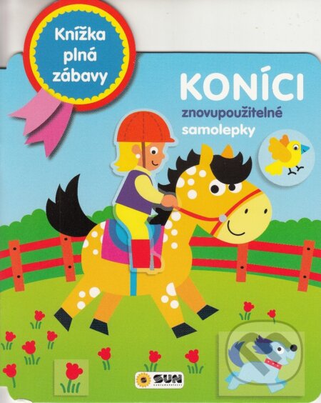 Kniha: Koníci - znovu použitelné samolepky (SUN)