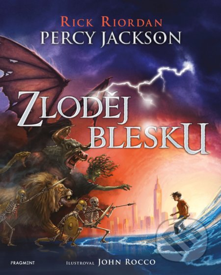 Kniha: Percy Jackson - Zloděj blesku (ilustrované vydání) (Rick Riordan)